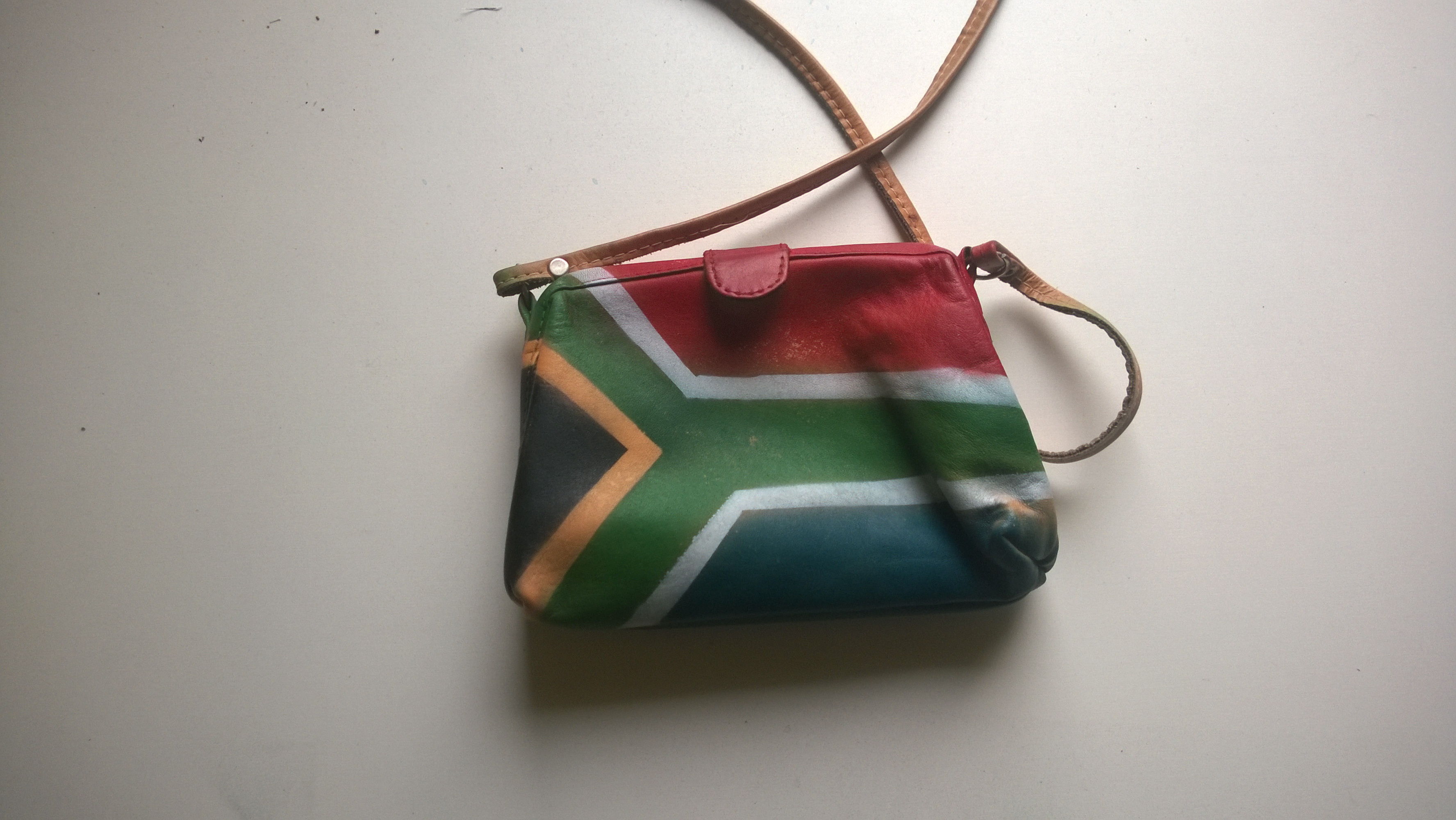 Tasche mit Südafrikaflagge