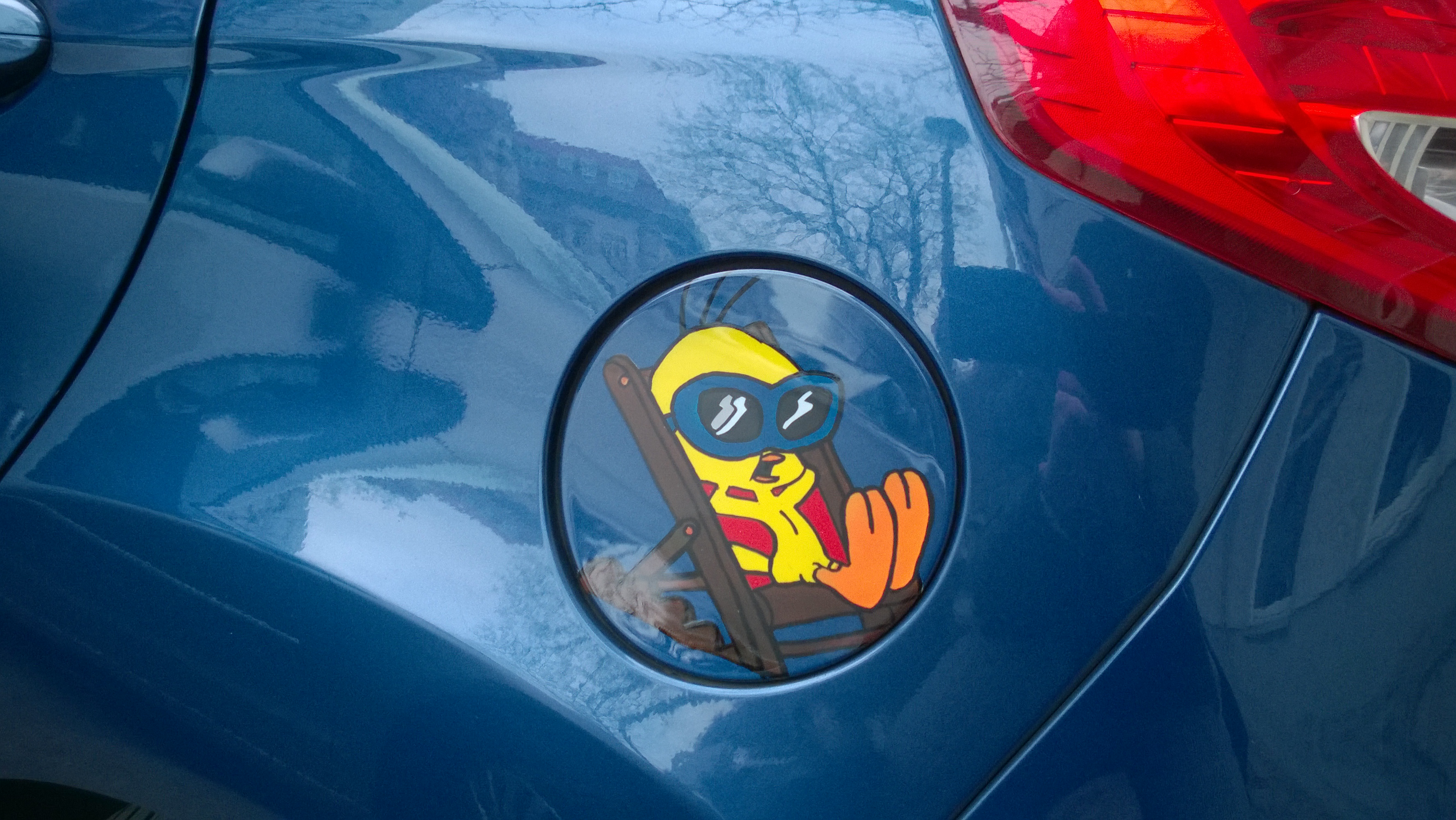 Tankdeckel mit Airbrushmotiv